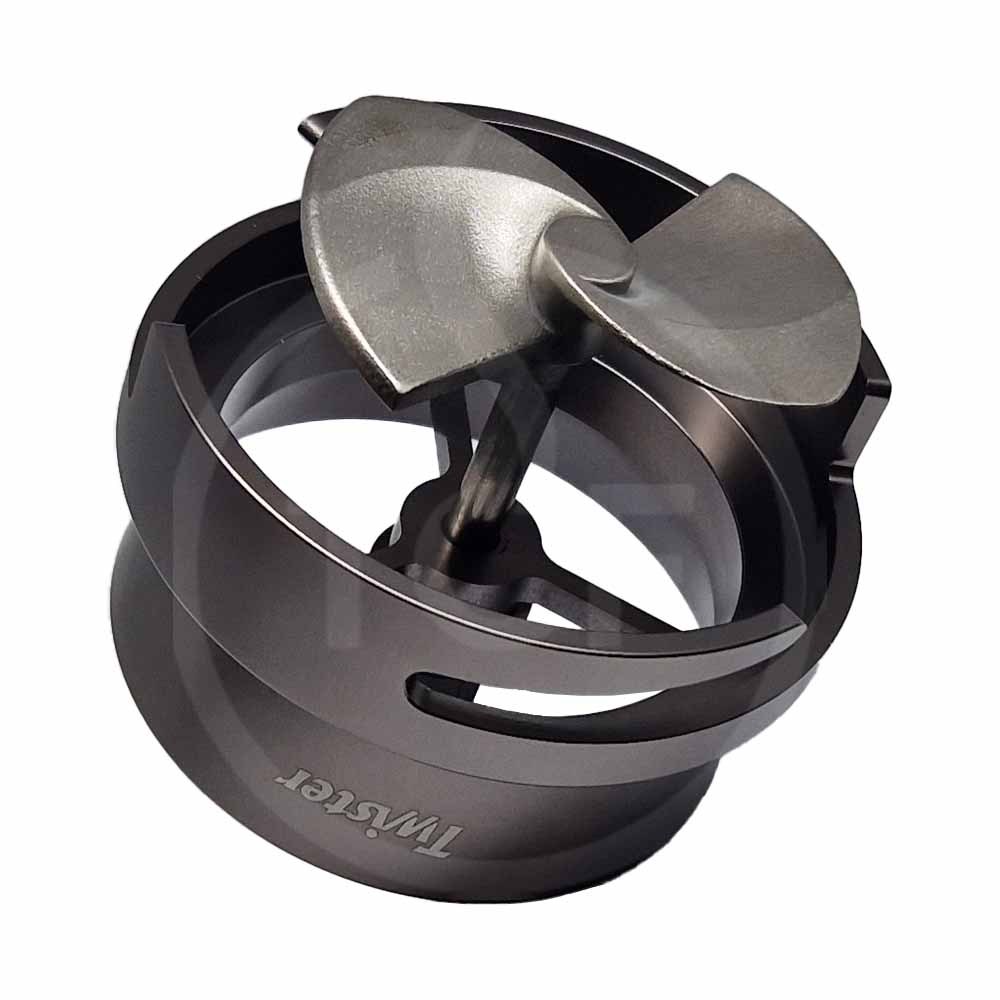 EDO Portafilter Twister zilver - The Coffee Factory (TCF)