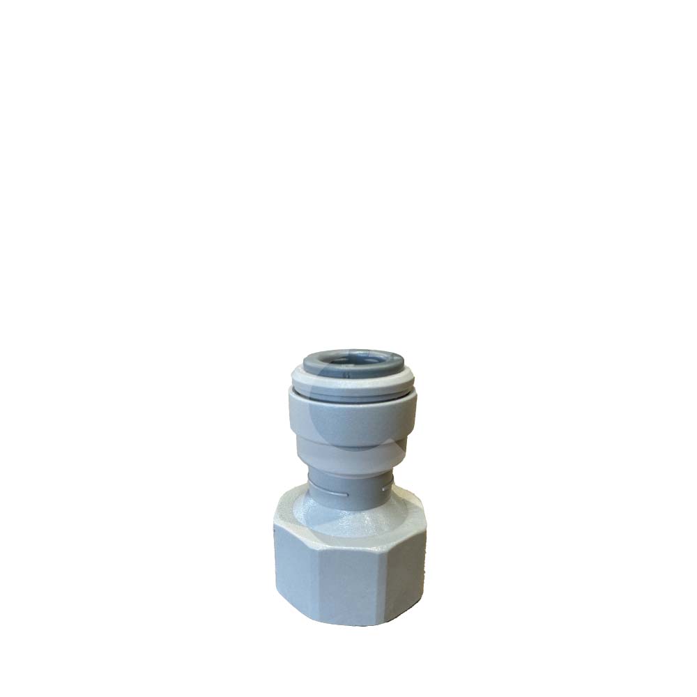Aansluitkoppeling conish 10 mm x 1/2" wit | The Coffee Factory (TCF)
