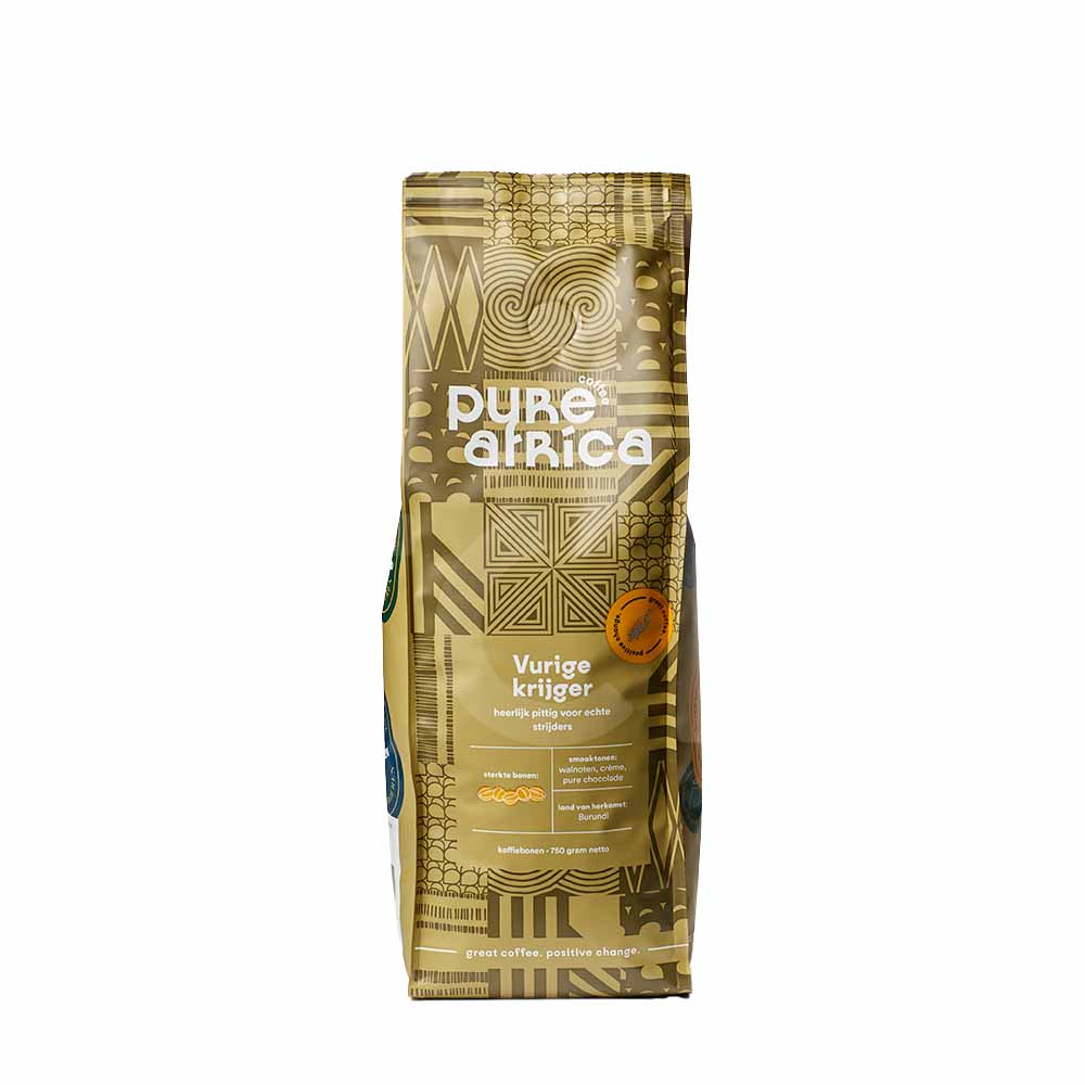 Pure Africa - De Vurige Krijger 750 gr. | The Coffee Factory (TCF)