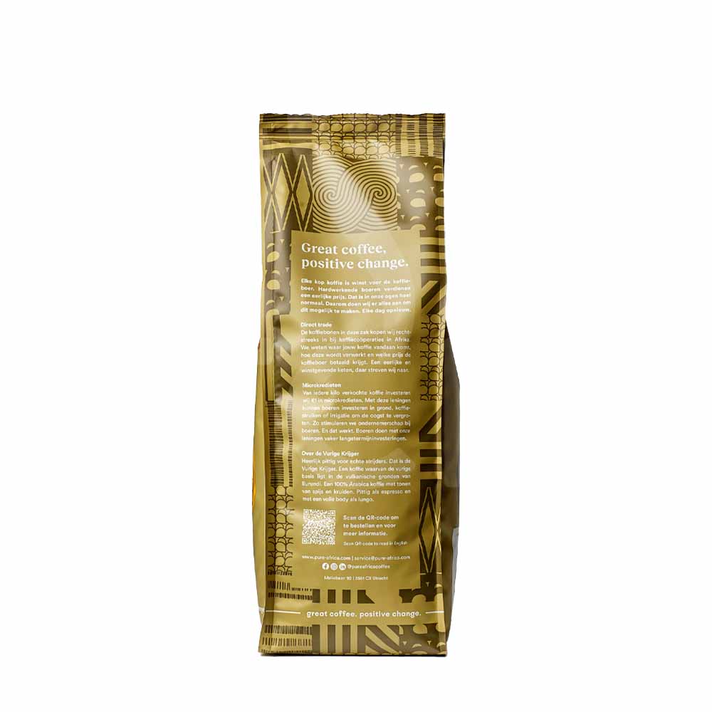 Pure Africa - De Vurige Krijger 750 gr. | The Coffee Factory (TCF)