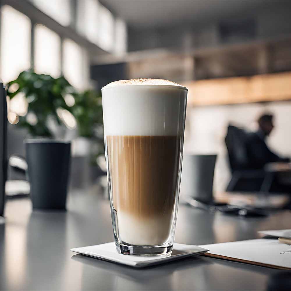 Heerlijke latte macchiato met TCF melkgranulaat