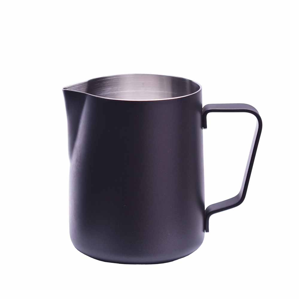 JoeFrex melkkan RVS zwart | The Coffee Factory (TCF)