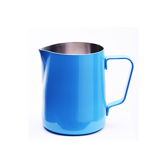 JoeFrex melkkan RVS blauw | The Coffee Factory (TCF)