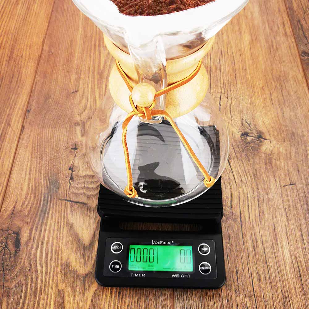 Joefrex weegschaal + timer | The Coffee Factory (TCF)