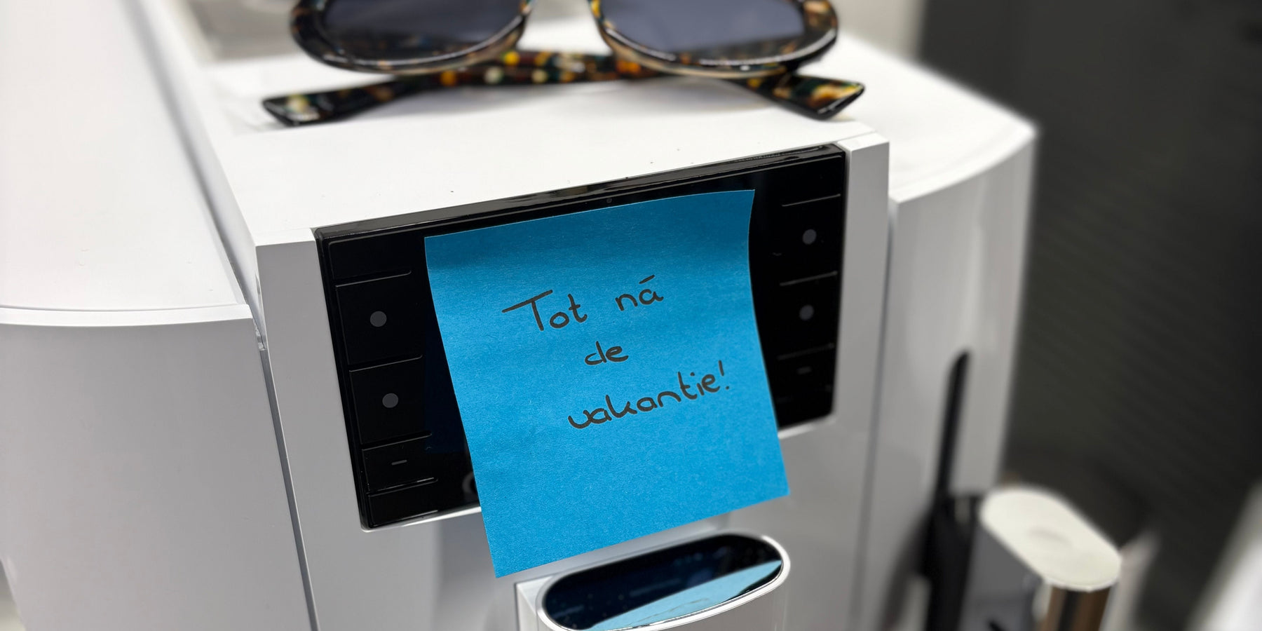 Hoe laat je jouw koffiemachine achter voor vakantie?