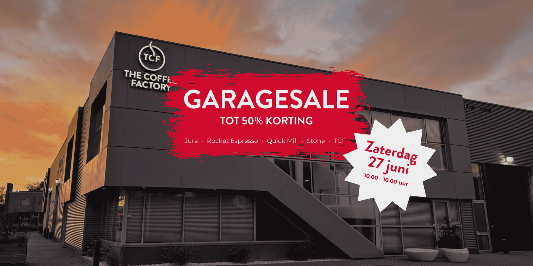 Tot 50% korting op koffiemachines van Jura, Rocket & Quick Mill + 15% op koffiebonen.