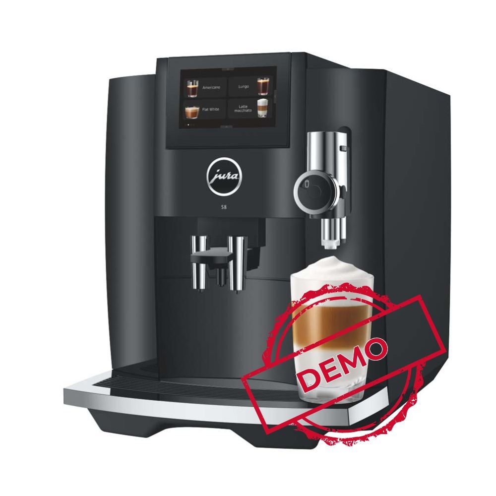 JURA S8 piano black demomodel 2024 [EB] | The Coffee Factory (TCF)