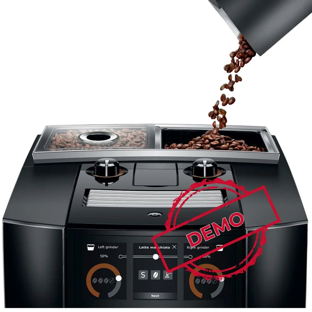 JURA J8 Twin Diamond Black 2023 [EA] demo | The Coffee Factory (TCF)