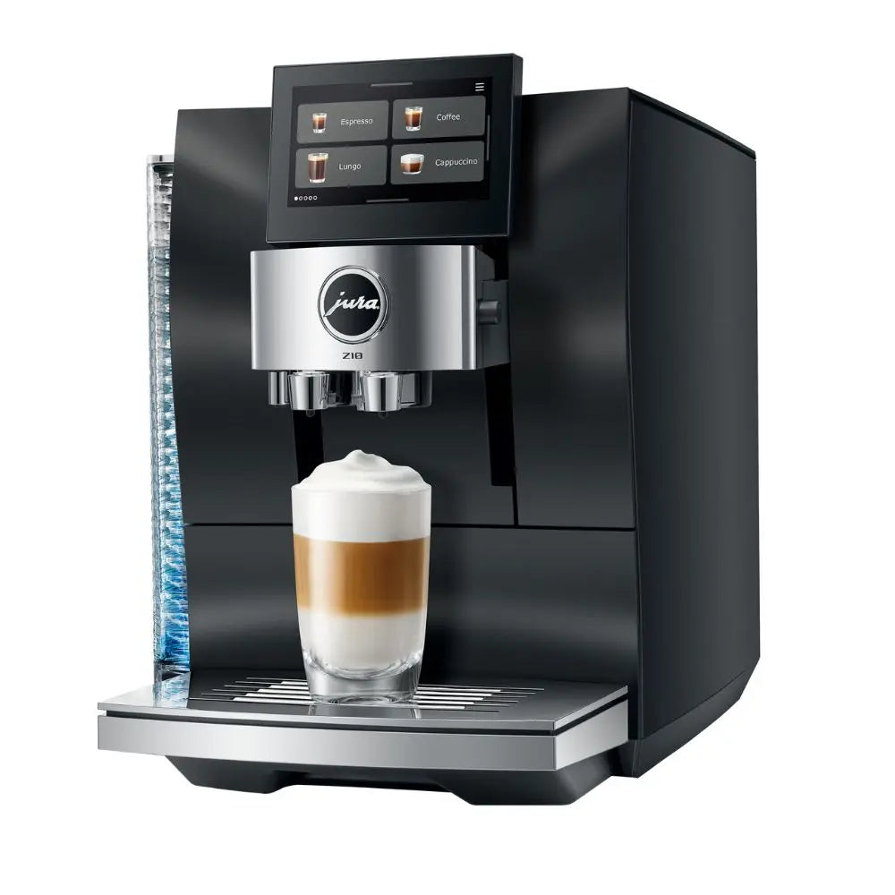 Perfecte latt emacchiato uit de JURA Z10 EC Obsidian Black