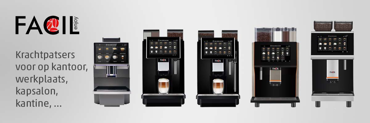Koffiemachines voor op kantoor, kantine, kapsalon, bedrijf