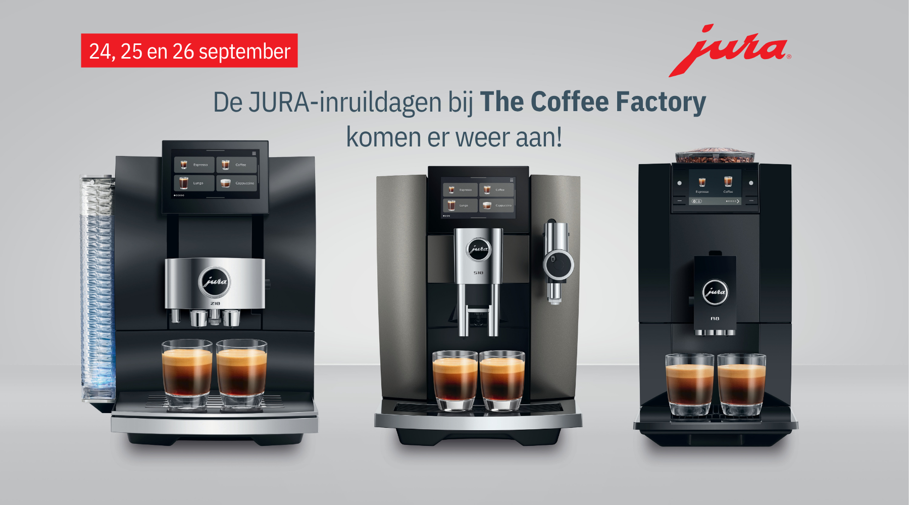 JURA inruildagen bij The Coffee Factory