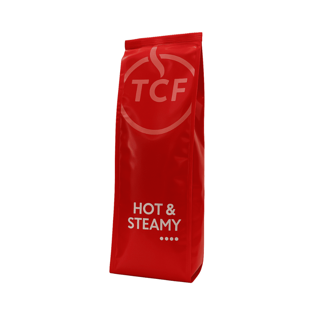 Hot & Steamy koffiebonen 750 gr | The Coffee Factory (TCF)
