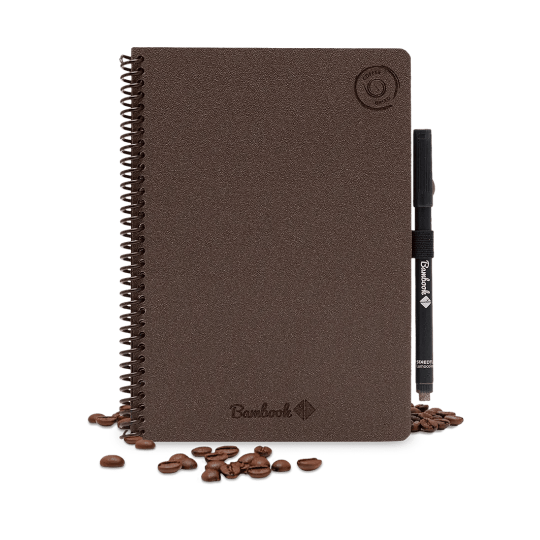 Coffee Based × Bambook – Herschrijfbaar notitieboek | The Coffee Factory (TCF)