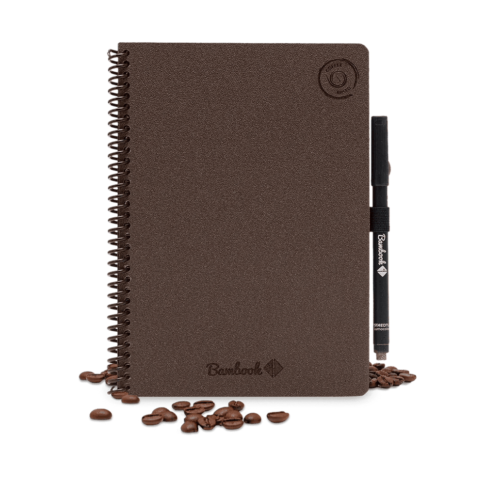 Coffee Based × Bambook – Herschrijfbaar notitieboek | The Coffee Factory (TCF)