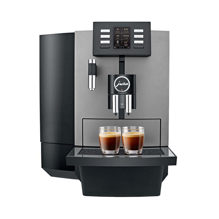 JURA X6 Dark Inox [EA] | The Coffee Factory (TCF)