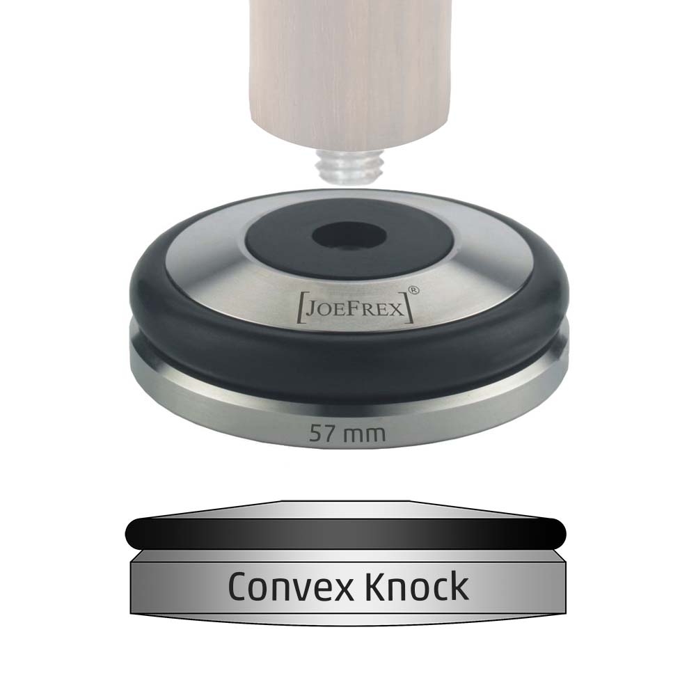 JoeFrex RVS tamperbase convex knock | The Coffee Factory (TCF)