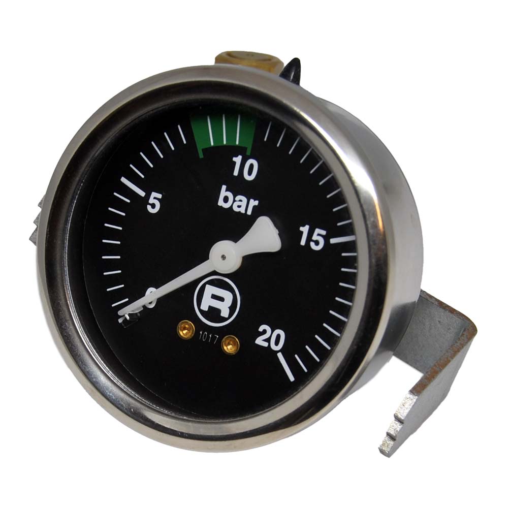 Rocket drukmeter pomp zwart | The Coffee Factory (TCF)