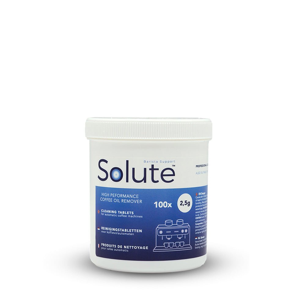 Solute reinigingstabletten Ø 18 mm [100 x 2,5 gr] | The Coffee Factory (TCF)